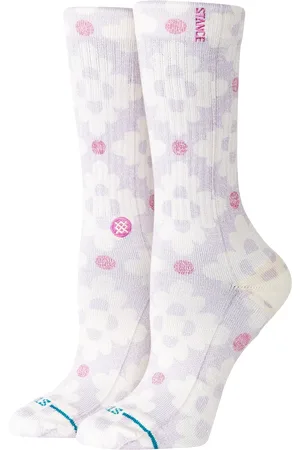 Stance Womens San Lucas Crew Socks in Orchid