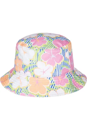 Roxy Girls Jasmine Paradise Bucket Hat in Ultramarine & Teenie Flower