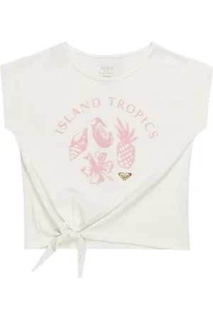 Roxy Girls Pura Playa T-Shirt in Egret