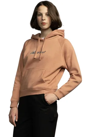 Santa Cruz Sage Strip Front Hoodie in Clay
