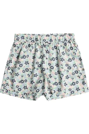 Roxy Girls Blue Ocean Floor Shorts in Bel Air & Ephemere