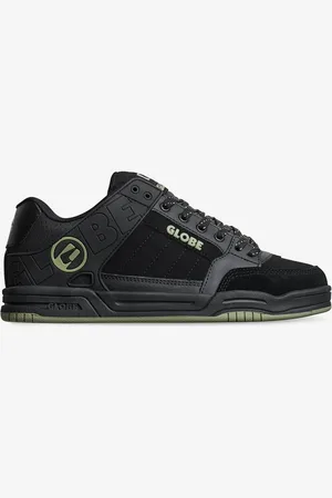 Globe Tilt Shoes in Black & Olive