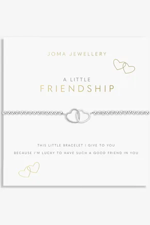 Joma Jewellery A Little Friendship Bracelet in Silver