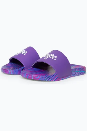 Hype Girls Crazy Wave Script Sliders in Purple