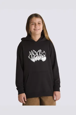 Vans Boys Burnout Hoodie in Black
