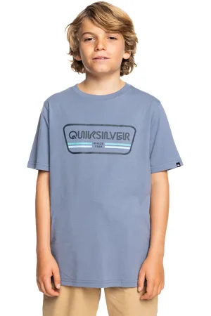 Quiksilver Boys Range Life T-Shirt in Flint Stone