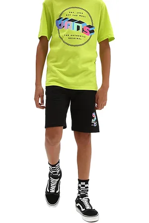 Vans Boys Digital Flash Fleece Boardshorts in Black