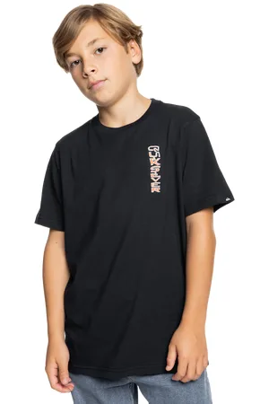 Quiksilver Boys Warped T-Shirt in Black