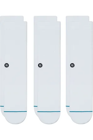 Stance Icon Womens Socks (3 Pack) in White