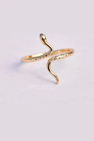 Pura Vida Snake Ring in Gold