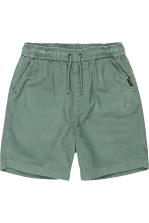 Quiksilver Boys Taxer Cord Walkshorts in Chinois Green