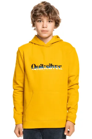 Quiksilver Boys Primary Colours Hoodie in Nugget Gold