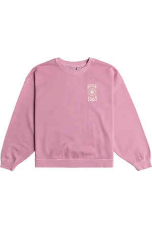 Roxy Girls Line up Sweatshirt in Mauve Orchid