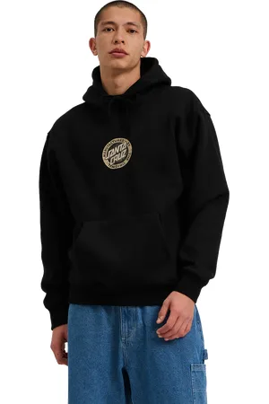 Santa Cruz Carved MFG Front Hoodie in Black
