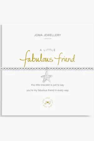 Joma Jewellery Fab Friend Bracelet in Silver