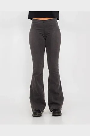 Free People Flare Penny Jeans in Black