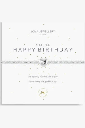 Joma Jewellery Little Birthday Bracelet in Silver
