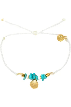 Pura Vida Mini Conch Gold Bracelet in Natural