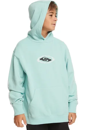 Quiksilver Boys Radical Times Hoodie in Pastel Turquoise