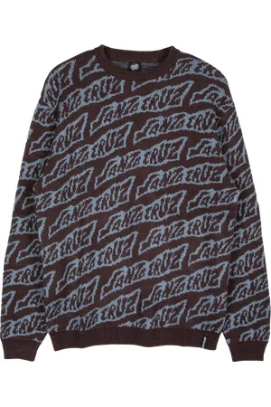 Santa Cruz Creep Repeat Sweatshirt in Blackcurrant