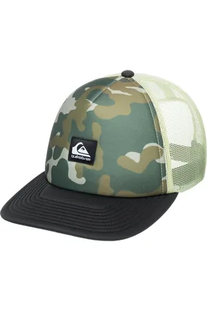 Quiksilver Boys Emu Coop Trucker Cap in Grape Leaf
