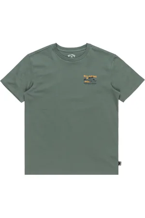 Billabong Boys Palm Springs T-Shirt in Dark Slate