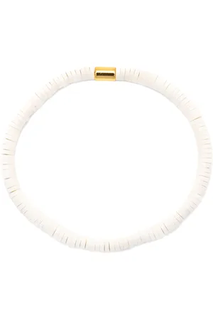 Pura Vida Seascape Vinyl Disc Bracelet in White