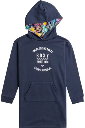 Roxy Girls Back In Town Hoodie in Indigo