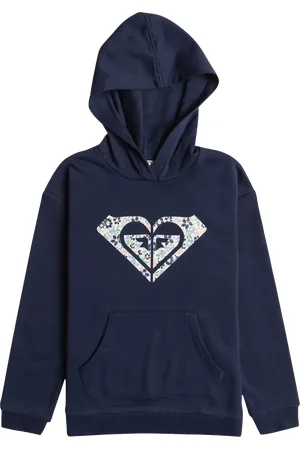 Roxy Girls Surf Feeling Hoodie in Naval Academy