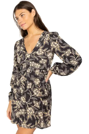 Billabong New Dawn Dress in Black Sands 2