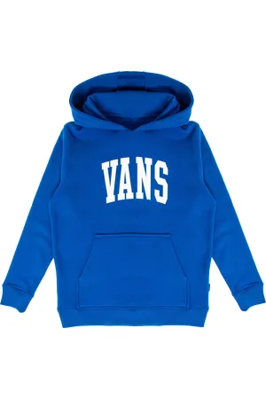 Vans Boys Arched II Pullover Hoodie in True Blue