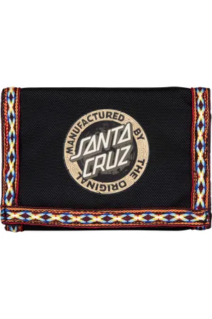 Santa Cruz Carved MFG Wallet in Black