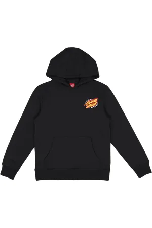 Santa Cruz Boys Goal Flame Hoodie in Black