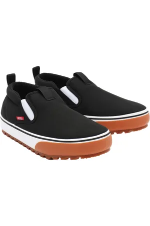 Vans Snow Lodge Slippers in Black & White