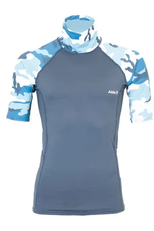 Alder Boys Cruz Rash Vest in Camo