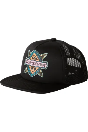 Quiksilver Boys Romper Trucker Cap in Black