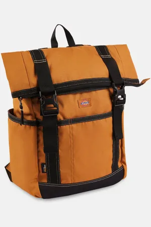 Dickies Ashville Roll Top Backpack in Brown Duck
