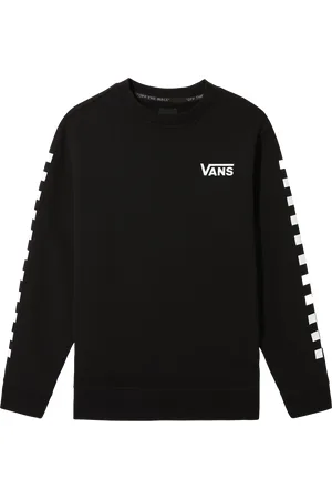 Vans Boys Exposition Check Sweatshirt in Black