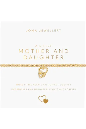 Joma Jewellery A Little Mother and Daughter Bracelet in Gold