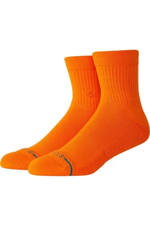 Stance Womens Icon Quarter Socks in Burnt Orange
