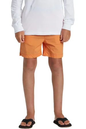Quiksilver Boys Taxer Walkshorts in Tangerine