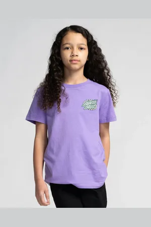Santa Cruz Boys Goal Flame T-Shirt in Meta Mauve