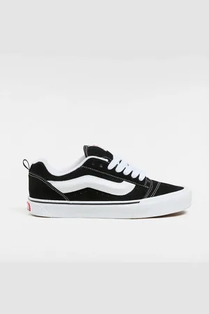 Vans Knu Skool Shoes in Black & White