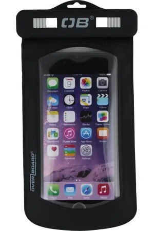 Overboard Small Phone Case in Black