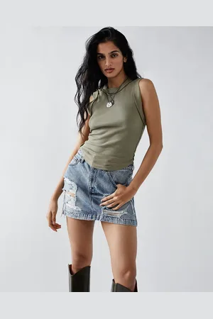 Free People Kate Vest in Willow