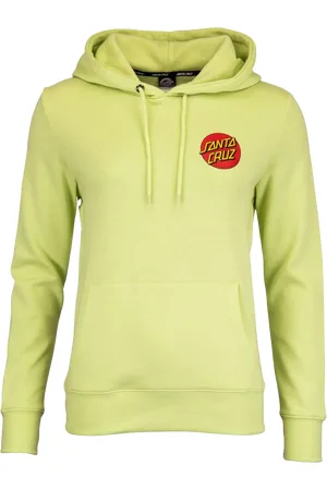 Santa Cruz Classic Dot Chest Hoodie in Aloe Green