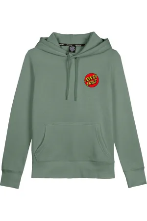 Santa Cruz Classic Dot Chest Hoodie in Alpine Frost