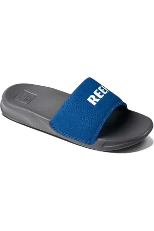 Reef Boys One Sliders in Grey & Blue