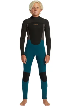 Quiksilver Prologue Boys 5/4/3mm Back Zip in Midnight Turquoise