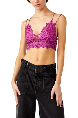 Free People Adella Bralette in Radiant Orchid